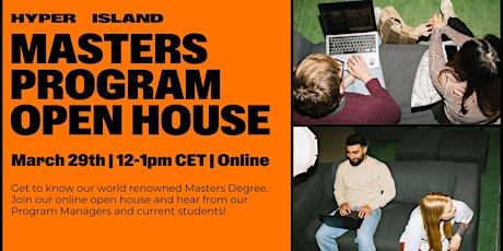 Online Open House - Hyper Island's Masters Program