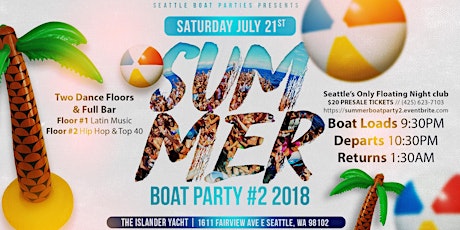 Summer Boat Party #2 2018 primary image