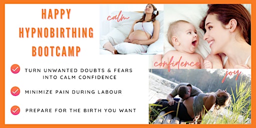 Hauptbild für Happy Hypno Birthing: 4 Week Course  for a Calm Birth (live & online)