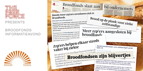 Primaire afbeelding van Broodfonds Informatieavond