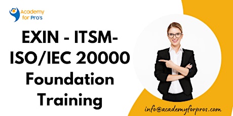 EXIN – ITSM-ISO/IEC 20000 Foundation  2 Days Session in Cleveland, OH