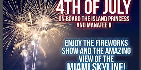 Imagen principal de 4th of July Fireworks Cruise in Biscayne Bay Miami
