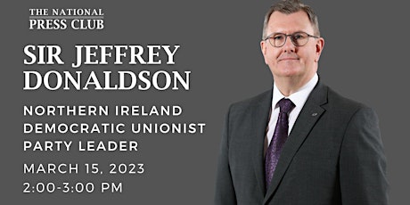 Primaire afbeelding van NPC Newsmaker: N.I.'s Democratic Unionist Party Leader Jeffrery Donaldson