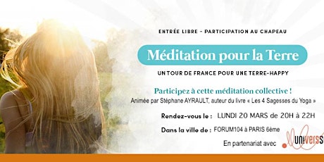 Méditation pour la Terre à Paris au Forum 104