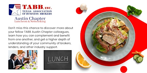 Hauptbild für TABB Austin Chapter Luncheon & Networking Meeting