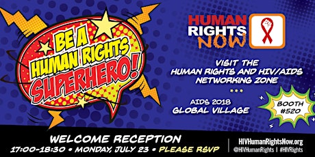 Welcome Reception - Human Rights and HIV/AIDS Networking Zone @ Global Village primary image