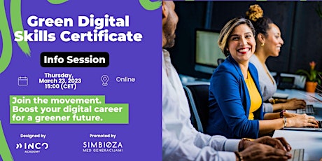 Info Session for Green Digital Skills Certificate