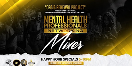 "Mental Health Networking Mixer" for Professionals @ BAR-CÖDE DC