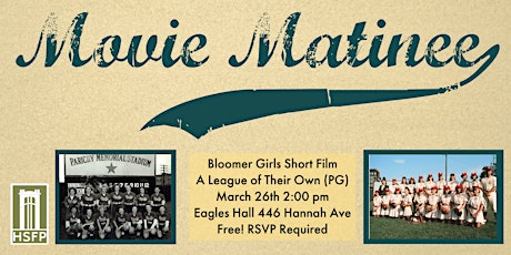 Movie Matinee: Bloomer Girls & League of Their Own primary image