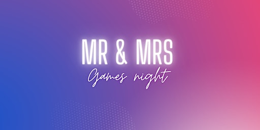 Mr & Mrs Charity Quiz Night