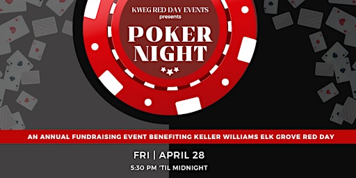 Poker Night & Cornhole - Keller Williams Elk Grove RED DAY Fundraiser