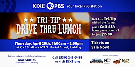 KIXE PBS Tri-Tip Drive Thru BBQ primary image