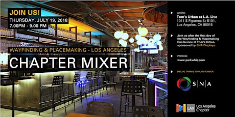 SEGD LA Chapter Mixer - Wayfinding & Placemaking 2018 primary image