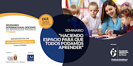 Imagen principal de SEMINARIO “HACIENDO ESPACIO PARA QUE TODOS PODAMOS APRENDER”