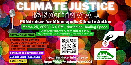 Climate Justice is Not Trivial FUNdraiser