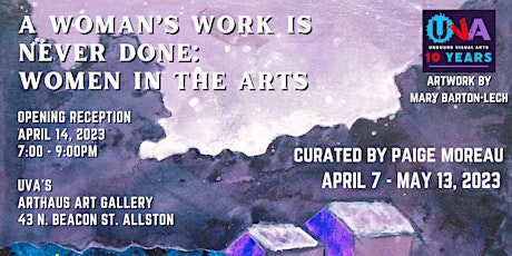 Opening and Reception: “A Woman's Work is Never Done"
