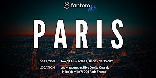 Fantom Vibe - Paris Blockchain Week - After Hours