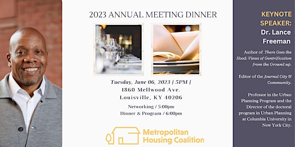 2023 Annual Meeting Dinner