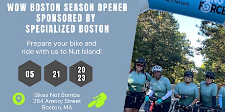 Women on Wheels Season Opener sponsored by Specialized Boston