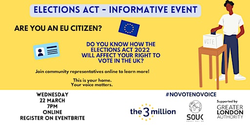EU citizens' Elections Act Informative Event - Online