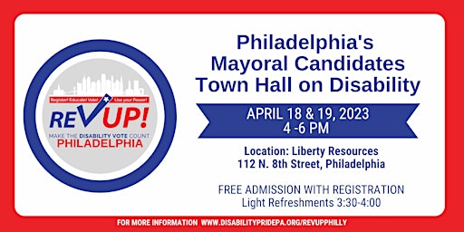 Philadelphia Mayoral Town Hall on Disability