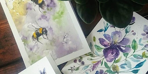 Watercolour Greeting Cards Workshop with Moumita (In Person)