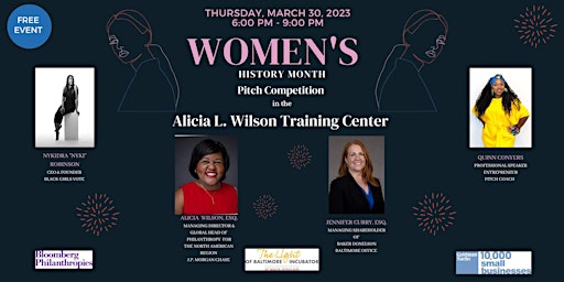 Women's History Month Pitch Competition!