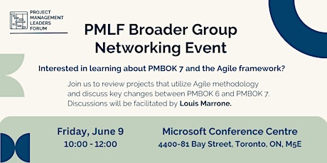 PMLF Broader Group Networking Event
