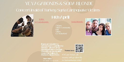 Ye Vagabonds & Soda Blonde  Concert for Turkey-Syria Earthquake Victims