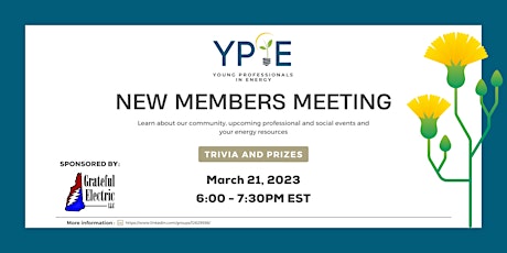 Young Professionals in Energy: New Members Meeting