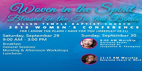 Woven In The Spirit 2018 Women's Conference primary image