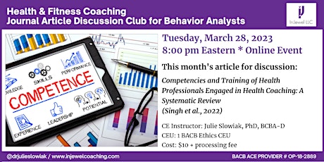 Health & Fitness Coaching Journal Club for Behavior Analysts (March 2023)