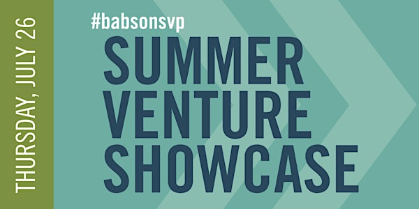 2018 Babson Summer Venture Showcase