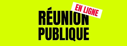 Bild für die Sammlung "Réunion publique en ligne"