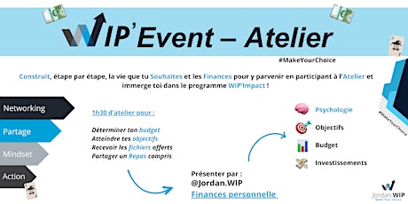 WIP'Event - Atelier : Gérer son budget pour atteindre ses objectifs !