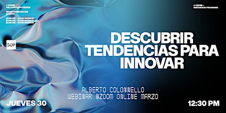 Webinar|Descubrir tendencias para innovar |Alberto Colonnello