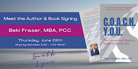 C.O.A.C.H. Y.O.U. Meet the Author & Book Signing