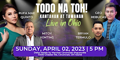 Todo Na Toh! Kantahan at Tawanan with Rufa Mae Quinto Live in Ohio