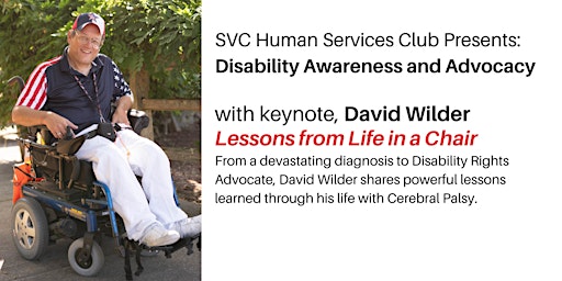 Disability Awareness with Keynote David Wilder