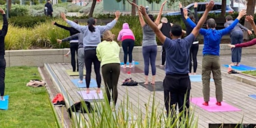 Outdoor Yoga at Mission Bay Commons Park  primärbild
