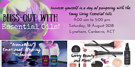 Canberra - Bliss-out with Essential Oils! primary image