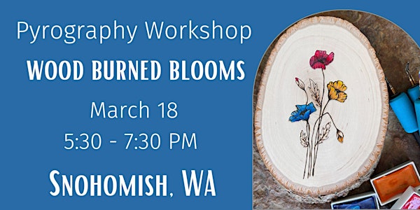 Wood Burned Blooms