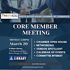 C.O.R.E. Membership Meeting & Open House primary image