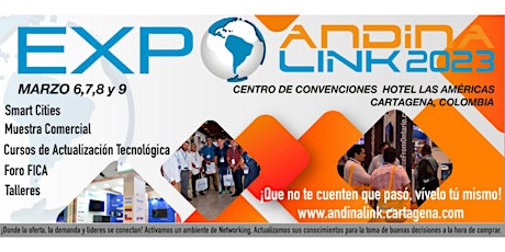 Imagen principal de FREE ANDINA LINK 2023 MARCH 6-7-8-9  LATIN AMERICAN EXPO