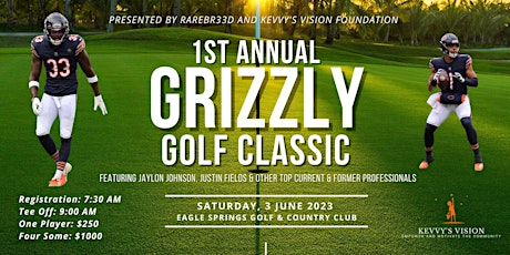 Grizzlies Golf Classic Presented by Rarebr33d & Kevvy's Vision Foundation