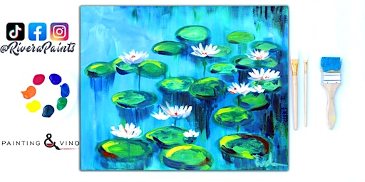 ‘Water Lilies’ Paint And Sip