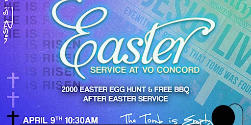 Easter Sunday w/2000 Egg Hunt and Free BBQ