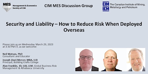 CIM MES DG: Security and Liability – How to Reduce Risk