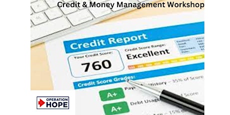 FREE Credit and Money Management Workshop Virtual or In person