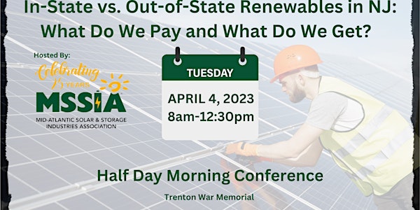 In-State vs. Out-of-State Renewables NJ: What Do We Pay & What Do We Get?